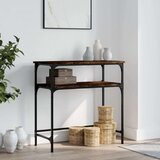  Konzolni stol boja hrasta 75 x 35 5 x 75 cm konstruirano drvo | shoptok.hr