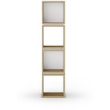 Marckeric Bijela/u prirodnoj boji biblioteka u dekoru hrasta 32x133 cm Lofty – | shoptok.hr