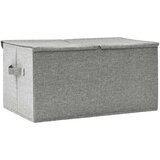 vidaXL Kutija za pohranu od tkanine 50 x 30 x 25 cm siva | shoptok.hr