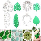 Dardanar Set kalupov za rezanje piškotov Tropical Leaf za okraševanje tort, 4-delni plastični kalup za glazuro za fondat Orodje za peko naredi sam, (21156729) Cene