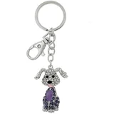 Bling girl, privezak, pas, ljubičasta ( 711946 )