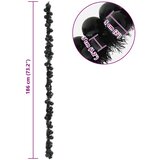  Garland od božićnih kuglica Crna 186 cm Polistiren | shoptok.hr