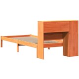 vidaXL Krevet s regalom za knjige bez madraca 100 x 200 cm od borovine | shoptok.hr