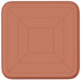  Kvadratna posuda za cvijeće 6 pcs Crvena cigla 21 x 21 x 2 cm | shoptok.hr
