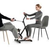  Trenažer za seniorje, fitnes naprava za roke, noge 43-53 x 45 x 87-100 cm, črna + oranžna | Shoptok.si
