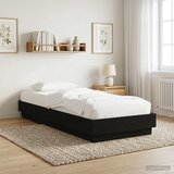  Okvir kreveta za pod Crni hrast 80 x 200 cm Konstruirano drvo | shoptok.hr