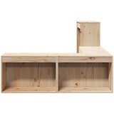 Noćni ormarić s radnim stolom 232x112x75 cm od masivne borovine | shoptok.hr