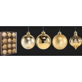 Molarem Home Set od 12 kuglica za božićno drvce – 6 cm, zlatna | shoptok.hr