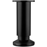 WALTECO Teleskopska noga za namještaj (Š x D: 3,8 x 3,8 cm, Promjer: 3,8 cm, Podešavanje po visini: 12 cm - 13,5 cm, Nosivost: 250 kg, Aluminij, Crna) Cijene