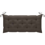 Sklopiva vrtna klupa s jastukom 118 cm od bambusa | shoptok.hr