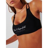Karl Lagerfeld Bikini zgornji del 'Hotel' črna / bela | Shoptok.si
