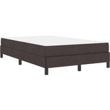 vidaXL Krevet s opruga kutije Tamno smeđa 120 x 200 cm tkanina | shoptok.hr