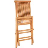  3-dijelni bistro set sa sivim jastucima od masivne tikovine | Eponuda.com