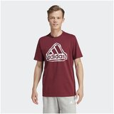 Adidas Majice s kratkimi rokavi Fld Bos Logo Bordo | Shoptok.si