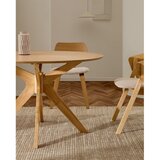 Kave Home Okrugao blagovaonski stol s pločom stola u dekoru hrasta ø 120 cm Naanim – | shoptok.hr