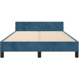 Okvir za krevet s uzglavljem tamnoplavi 120x190 cm baršunasti | shoptok.hr