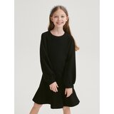 Reserved - Obleka z volani - Črna | Shoptok.si