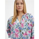 Orsay Light Blue Ladies Floral Blouse - Ladies | shoptok.hr