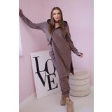 Kesi Set of sweatshirt with longer mocha side | Shoptok.si