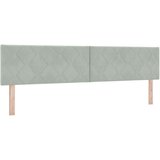 vidaXL led naslon za glavu dizajn dijamantnih blokova svjetlosivi 200 cm velvet, naslon za glavu dizajn dijamantnih blokova svjetlosivi 200 cm velvet | shoptok.hr