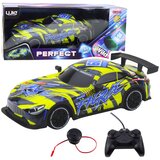  Auto na daljinsko upravljanje sa osvjetljenom karoserijom - crno/žuti | Shoptok.si