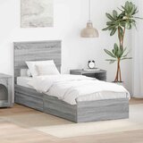  Postelja s shranjevanjem z vzglavjem Siva Sonoma 75 x 190 cm, (5000106040) | Shoptok.si