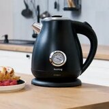 Huslog RetroClassic AK-0932 električno kuhalo za vodo s termometrom 1,7 L, črno | Shoptok.si