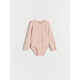 Reserved Rebrast bombažen bodi - Roza | Shoptok.si