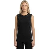 Leone 1947 Majice brez rokavov Woman T-Shirt Sleveless Classy Črna Cene