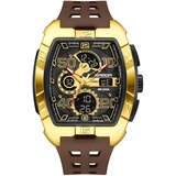 Sanda Moška ura DU-41828 - Rjava / Zlata | Shoptok.si
