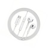 Oem Mayaxess, Žične USB-C slušalke z vgrajenim mikrofonom za Galaxy A36, Bela, (5000299397) | Shoptok.si