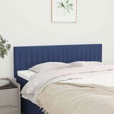  Posteljno vzglavje 2 kosa modro 72x5x78/88 cm blago, (20954453) | Shoptok.si