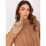 Wool Fashion Italia Gloves-AT-RK-231405.08X-dark beige | shoptok.hr