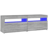 Maison Chic TV omarica - TV stojalo - Televizijska omarica z LED lučkami siva sonoma 120x35x40 cm, (21702342) | Shoptok.si