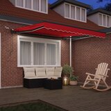  Tkanina za tende s Crvena 350 x 250 cm Poliester | shoptok.hr