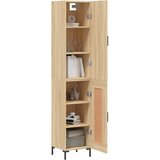  Visoka komoda hrasta sonome 34,5x34x180cm od konstruiranog drva | shoptok.hr