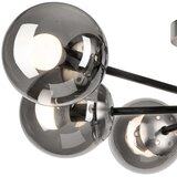  Prislonjen luster MALENA 6xE14/5W/230V mat hrom/dimljeno | Eponuda.com
