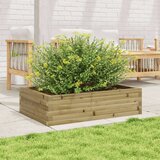  Vrtno cvetlično korito 90x60x23 cm impregnirana borovina | Shoptok.si