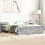  Okvir kreveta s uzglavljem i podnožjem boja hrasta 120x200 cm | shoptok.hr