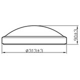 Philips - LED plafonsko svetlo za kupatilo DORIS LED/17W/230V 4000K IP44 | Eponuda.com