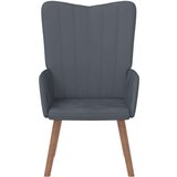  Stolica za opuštanje tamnosiva baršunasta | shoptok.hr