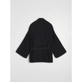 Sinsay Pamučni kimono s tkanim pojasom | shoptok.hr