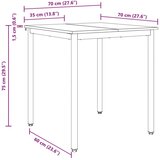  Blagovaonski stolovi METAL | shoptok.hr