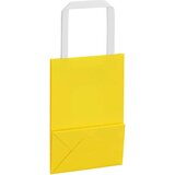  Papirnate vrećice 250 kom s ručkama žute 15x8x21 cm | shoptok.hr