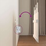  Stensko posteljno vzglavje belo 82,5x3x80 cm trdna borovina, (20794490) | Shoptok.si