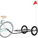 vidaXL Tovorna prikolica za kolo črna 135x68x37 cm železo | Shoptok.si