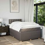  Krevet s oprugama i madracem smeđesivi 120 x 190 cm od tkanine | shoptok.hr