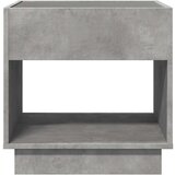  Noćni ormarić s beskonačnim LED siva boja betona 50x50x50 cm | shoptok.hr