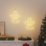 Božićna svjetla silueta anđela 2 kom 50 LED toplo bijelo | shoptok.hr
