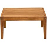  Stol za vrt Čvrsto drvo akacije Prirodna 60 x 60 x 30 cm - Crna i krem bijela stol | shoptok.hr